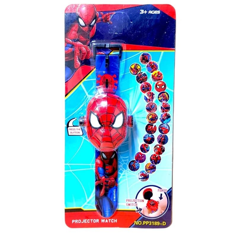 ساعت اسباب بازی مدل اسپایدرمن کد 8527 — تصویر ۲