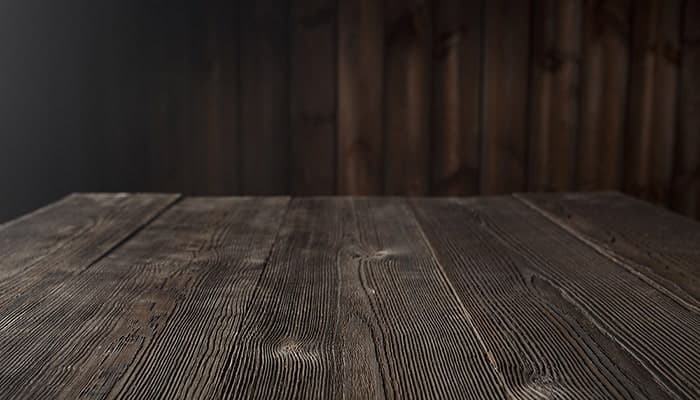 تصویر میز چوبی طرح تیره
