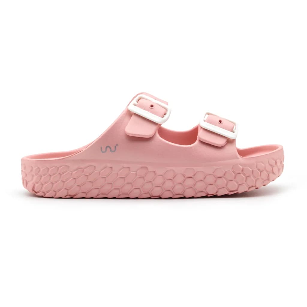 دمپایی زنانه دابلیو مدل Doubleu Sakura Strap Buckle 7107