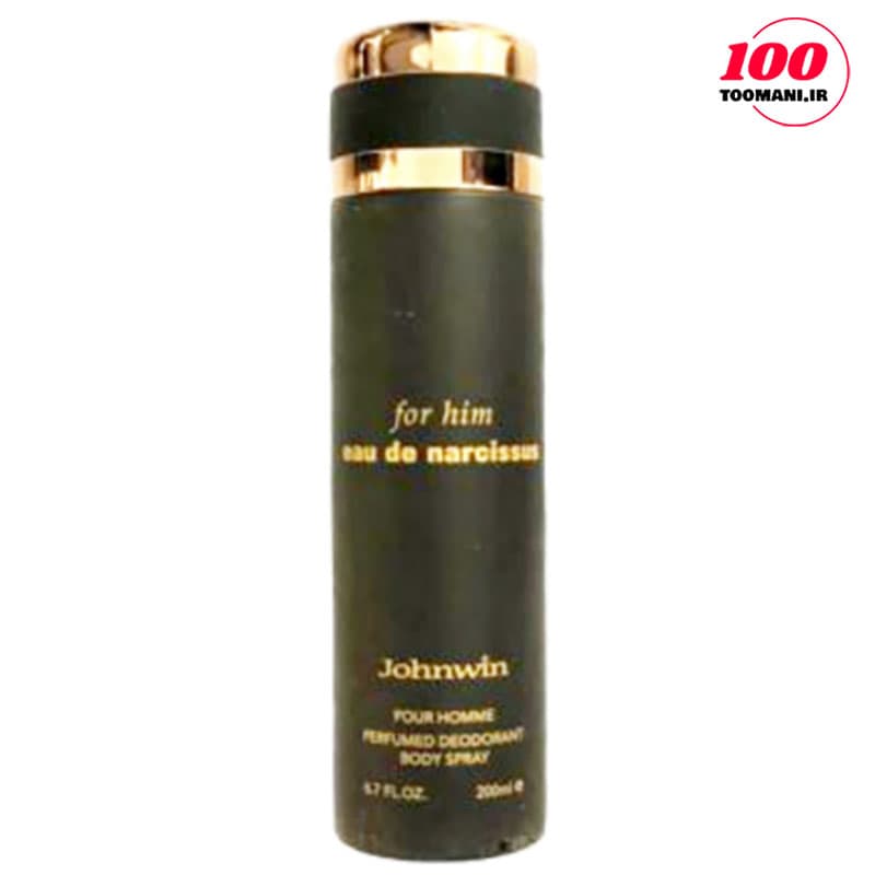 اسپری بدن جانوین مدل eau de narcissus حجم 200 میل