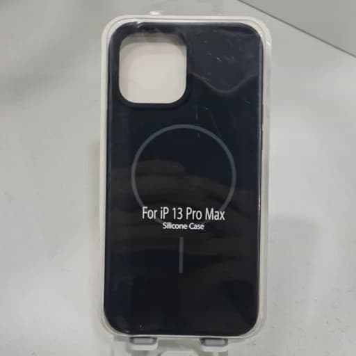 گارد آیفون 13 پرو مکس طرح سیلیکونی مگ سیف اصلی iphon 13 pro max رنگ مشکی