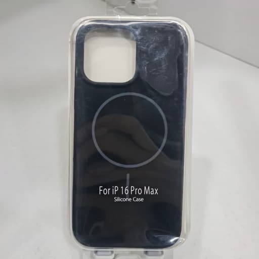 گارد آیفون 16 پرو مکس طرح سیلیکونی مگ سیف اصلی iphon 16 pro max رنگ مشکی