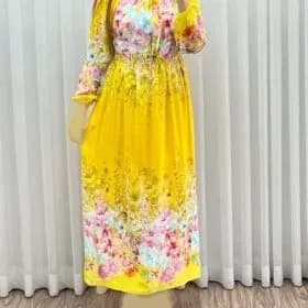 ساحلی حاشیه دار نسیم نخی نرم و راحت فری سایز 38 تا 48 — تصویر ۵