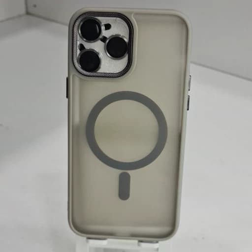 گارد گوشی آیفون 13 پرو مکس مات مگ سیف دار و با محافظ لنز رنگ خاکستری iphon 13 pro max