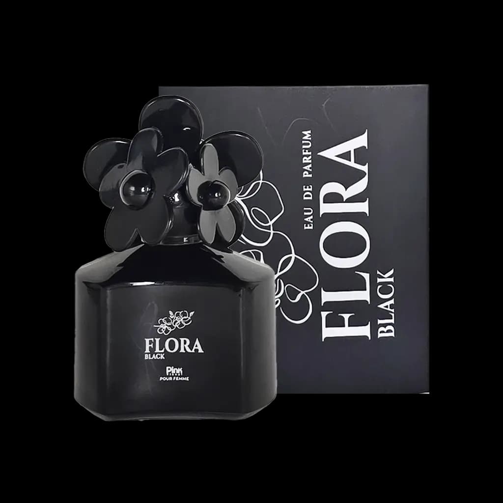 ادوپرفیوم زنانه پینک ویژوآل مدل Flora Black حجم 100 میلی لیتر – رایحه Mon Paris