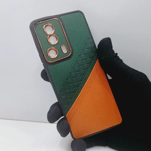 گارد گوشی شیائومی Redmi 13 lite روکش چرمی محافظ دور لنز قاب و کاور redmi13lite ردمی 13 لایت سبز