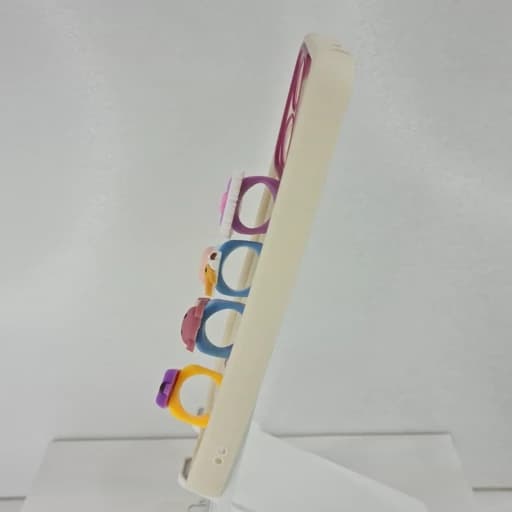 گارد گوشی Redmi not 13 4g عروسکی فانتزی برجسته جا انگشتی مدل پاپ سوکت رنگ کرم — تصویر ۲