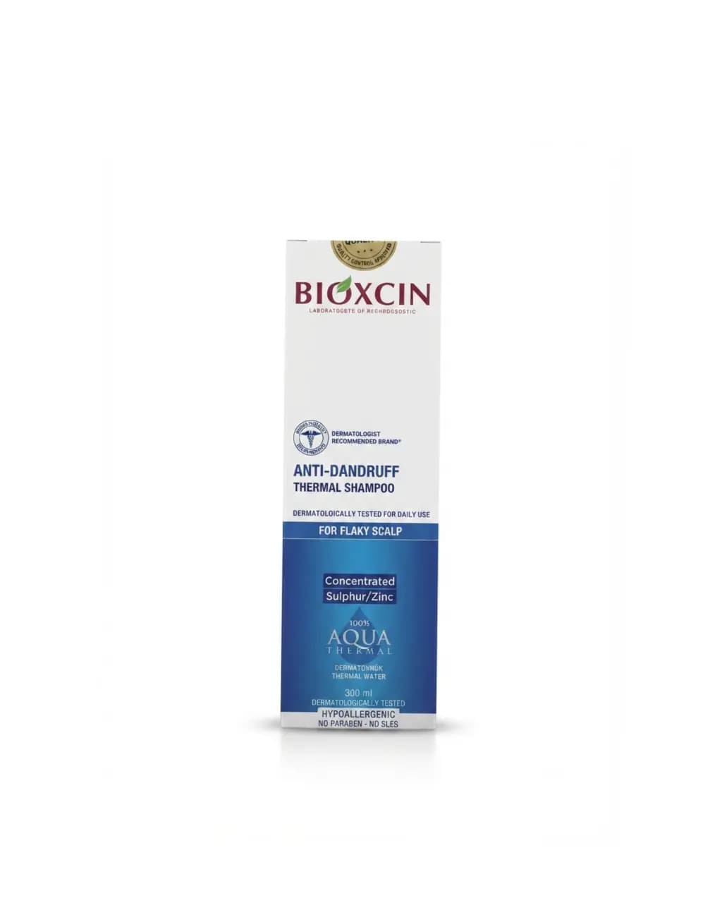 شامپو ضد شوره تخصصی بیوکسین مدل ترمال حاوی گوگرد و زینک (Bioxcin Thermal Anti-Dandruff) حجم ۳۰۰ میل