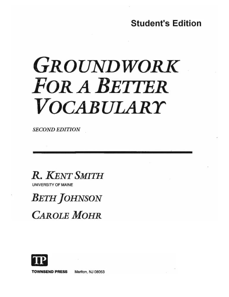 کتاب Groundwork for a Better (مبانی برای یک … بهتر) نسخه انگلیسی PDF | بث جانسون,آر. کِنت اسمیت,کارول مور