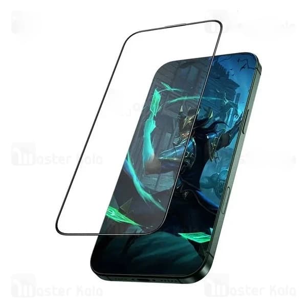 گلس تمام صفحه تمام چسب آیفون گرین لاین Apple iPhone 16 Pro Green Lion 9H Steve Matte — تصویر ۳