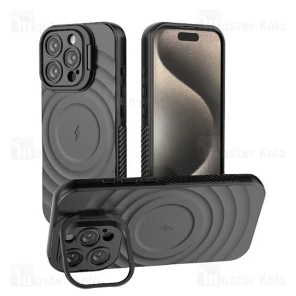 قاب سیلیکونی مگ سیف آیفون Apple iPhone 16 Pro Max Corrugated MagSafe — تصویر ۶