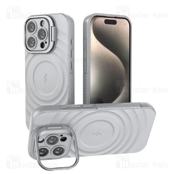 قاب سیلیکونی مگ سیف آیفون Apple iPhone 16 Pro Max Corrugated MagSafe — تصویر ۸