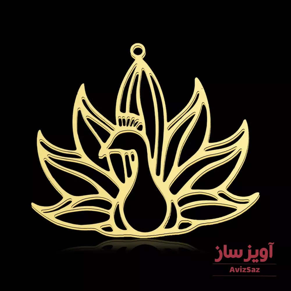 گردنبند طاووس کد 101901
