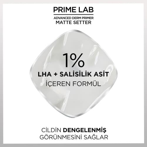 پرایمر مات‌کننده و کنترل‌کننده چربی پوست لورال سری پرایم لب Prime Lab حجم 30 میلی‌لیتر — تصویر ۴