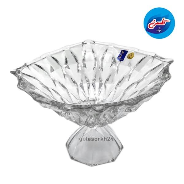 کاسه پایه دار این کریستال (Inn Crystal) مدل تیتانو — تصویر ۳