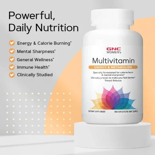 مولتی ویتامین جی ان سی تقویت انرژی و متابولیسم GNC Multivitamine — تصویر ۴