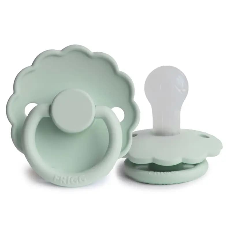 پستانک گلبرگی فریگ سیلیکونی سایز 0 تا 6 ماه رنگ Seafoam (سبز پاستیلی)