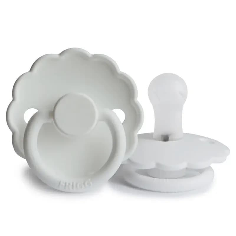 پستانک گلبرگی فریگ سیلیکونی سایز 0 تا 6 ماه رنگ Bright White (سفید)