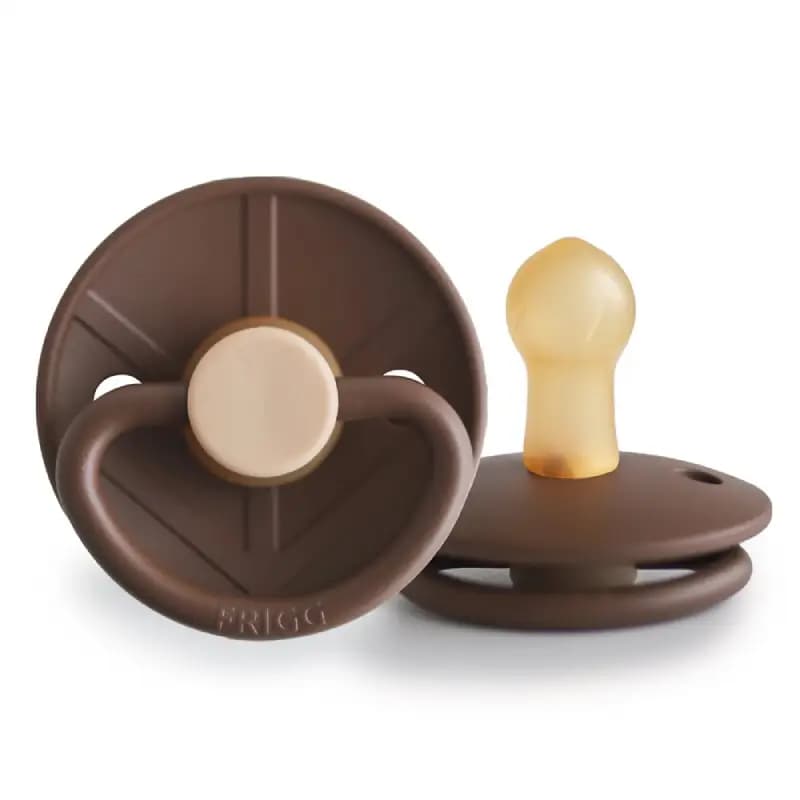 پستانک گرد فریگ لاتکس سایز 6 تا 18 ماه رنگ Bjorn (شکلاتی)