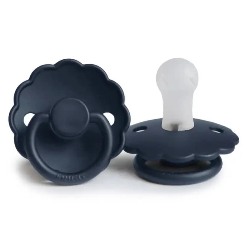 پستانک گلبرگی فریگ سیلیکونی سایز 0 تا 6 ماه رنگ Dark Navy (سرمه ای)