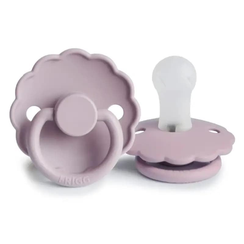 پستانک گلبرگی فریگ سیلیکونی سایز 0 تا 6 ماه رنگ Soft Lilac (یاسی)