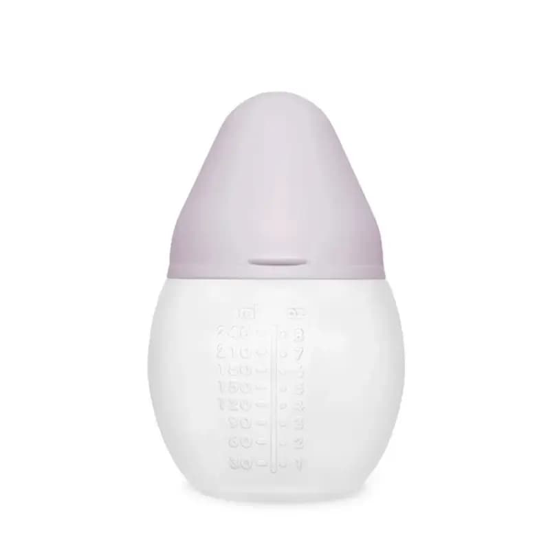 شیشه شیر ضد نفخ ۲۴۰ میل اله elhee رنگ یاسی (Lilac) — تصویر ۲