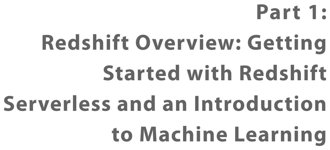 کتاب Serverless Machine Learning with Amazon Redshift — تصویر ۲