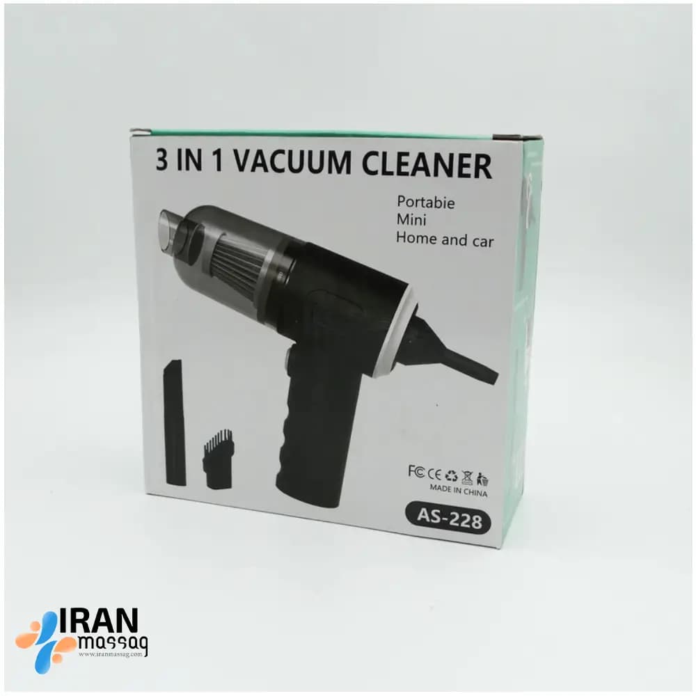 جاروی شارژی ماشین ۳ کاره مدل AS-228 | دمنده، مکنده — تصویر ۴