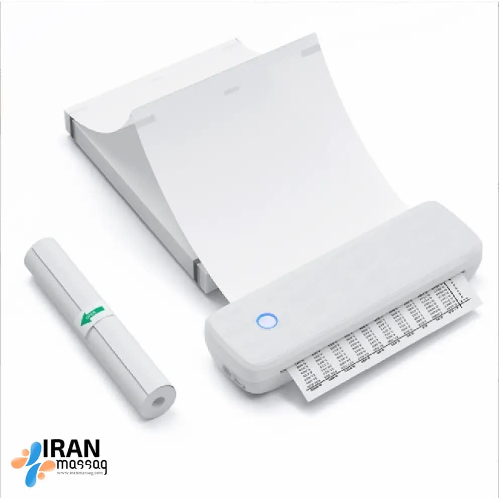 پرینتر MINI A4 حرارتی قابل حمل Eacam مدل A80 | شارژی و بلوتوثی — تصویر ۲