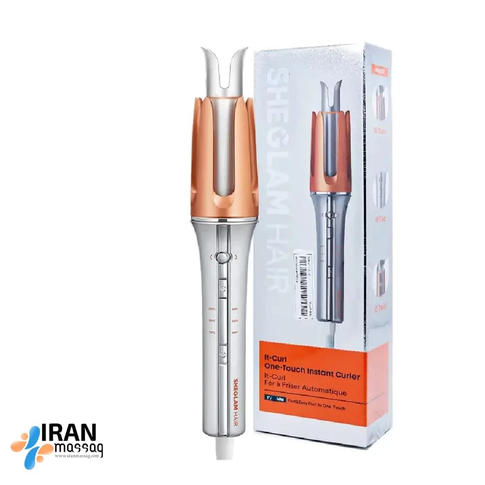 فر مو خودکار شیگلم SHEGLAM مدل i-Curl One-Touch | جهت چرخش به چپ و راست — تصویر ۴