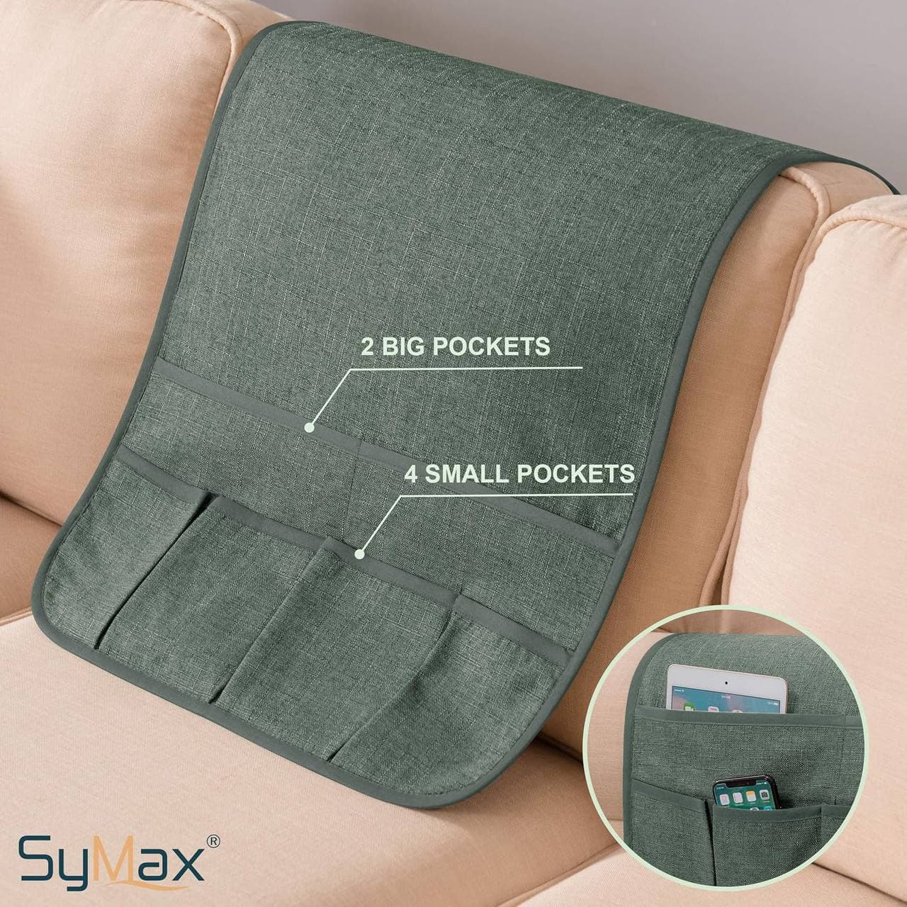 نظم دهنده کنار مبلی و تخت طرح آیکیا SyMax — تصویر ۲