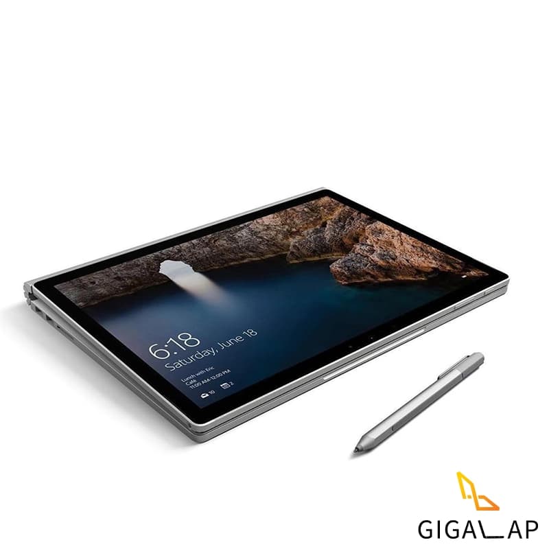 لپ تاپ SURFACE BOOK 1 مدل I7-6600U 16GB 512GB SSD 1GB NVIDIA 14.1 INCH 3K — تصویر ۸