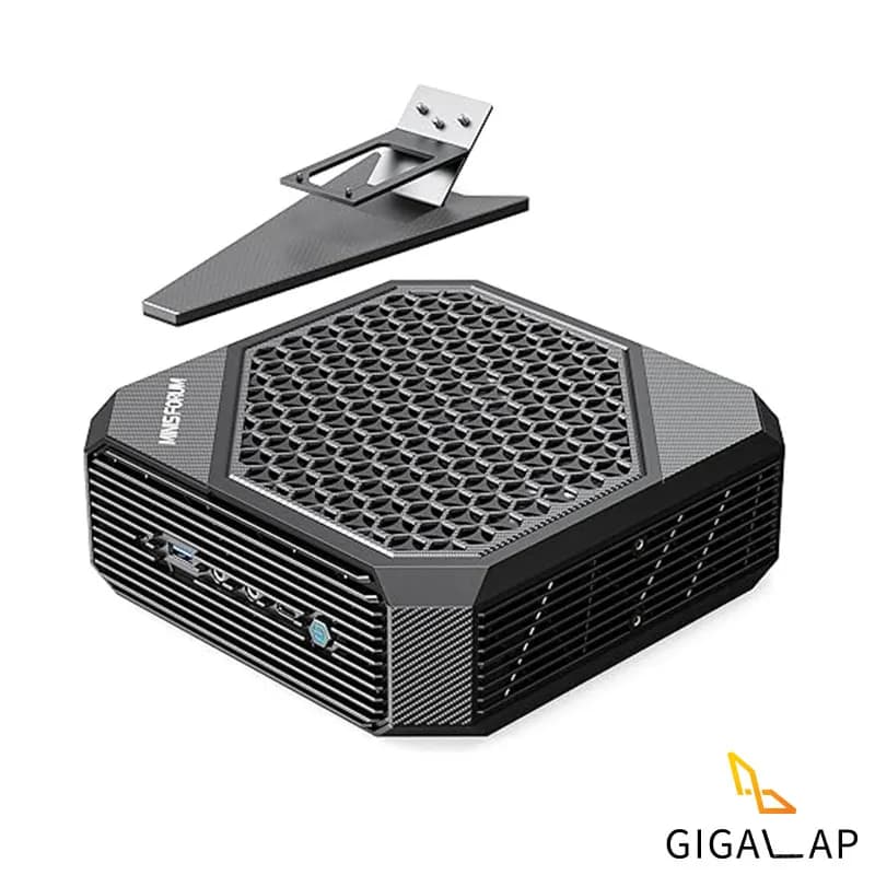 مینی کیس MINISFORUM HX80G مدل RYZEN7-5800H 32GB 512GB SSD 8GB RADEON 660M — تصویر ۳