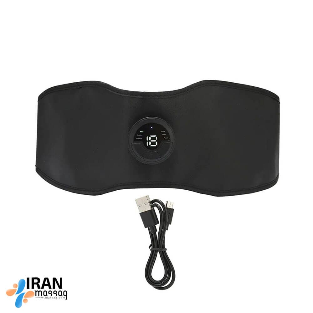 کمربند EMS عضله ساز کمر و شکم مدل CRE-AS-050B | کمربند چربی سوز لاغری — تصویر ۲