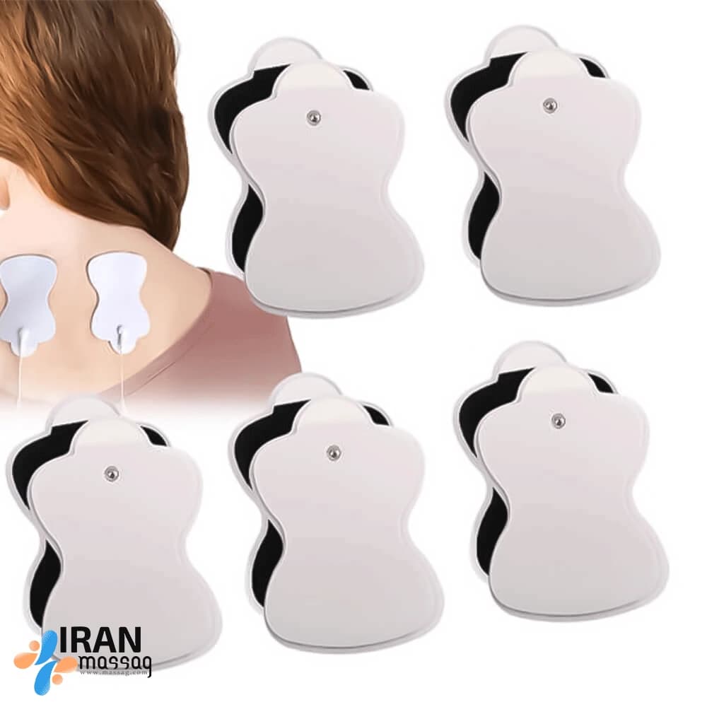 پد یدکی دگمه ای دستگاه فیزیوتراپی | الکترودهای تنس، تسکین‌دهنده درد و اسپاسم عضلانی — تصویر ۳