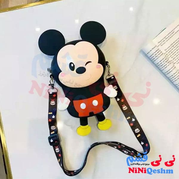 کیف سیلیکونی فانتزی بچگانه طرح میکی کد 009