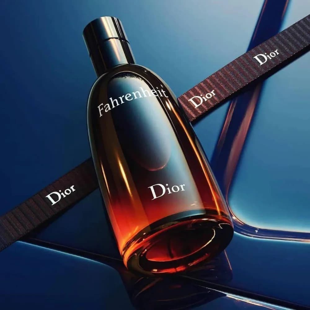 عطر ادکلن دیور فارنهایت مردانه تلخ و چرمی – Dior Fahrenheit درجه ۱ سوئیس — تصویر ۵