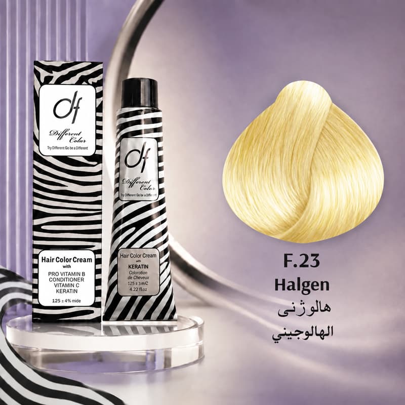 رنگ مو دیفرنت F.23 | هالوژنی