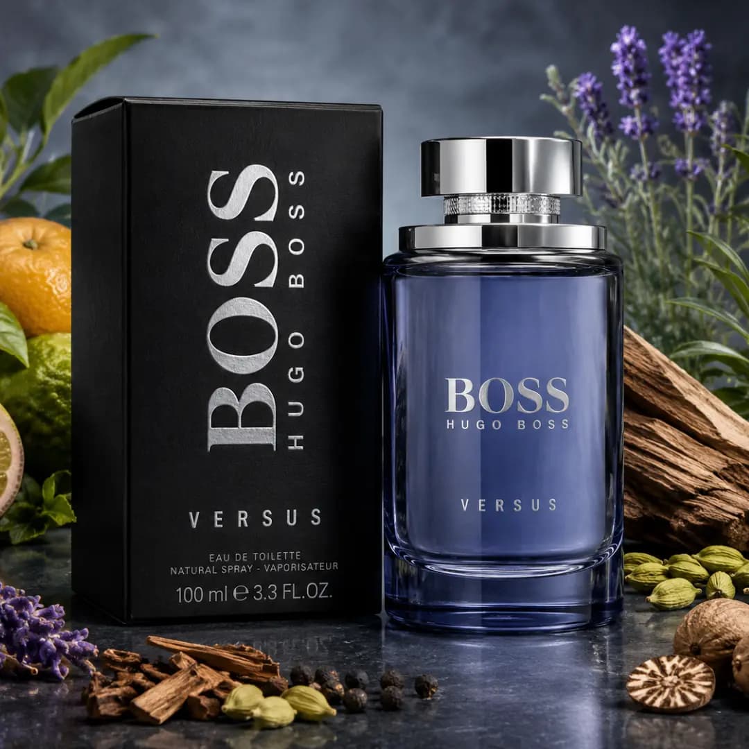 عطر ادکلن هوگو باس ورسوز مردانه خنک و تلخ – Hugo Boss Versus درجه ۱ سوئیس — تصویر ۲