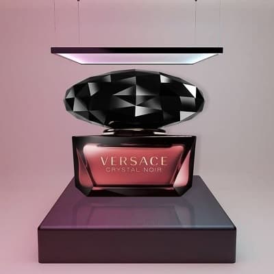 عطر ادکلن ورساچه کریستال نویر زنانه گرم و تلخ (ورساچه مشکی) Versace Crystal Noir درجه ۱ سوئیس — تصویر ۳