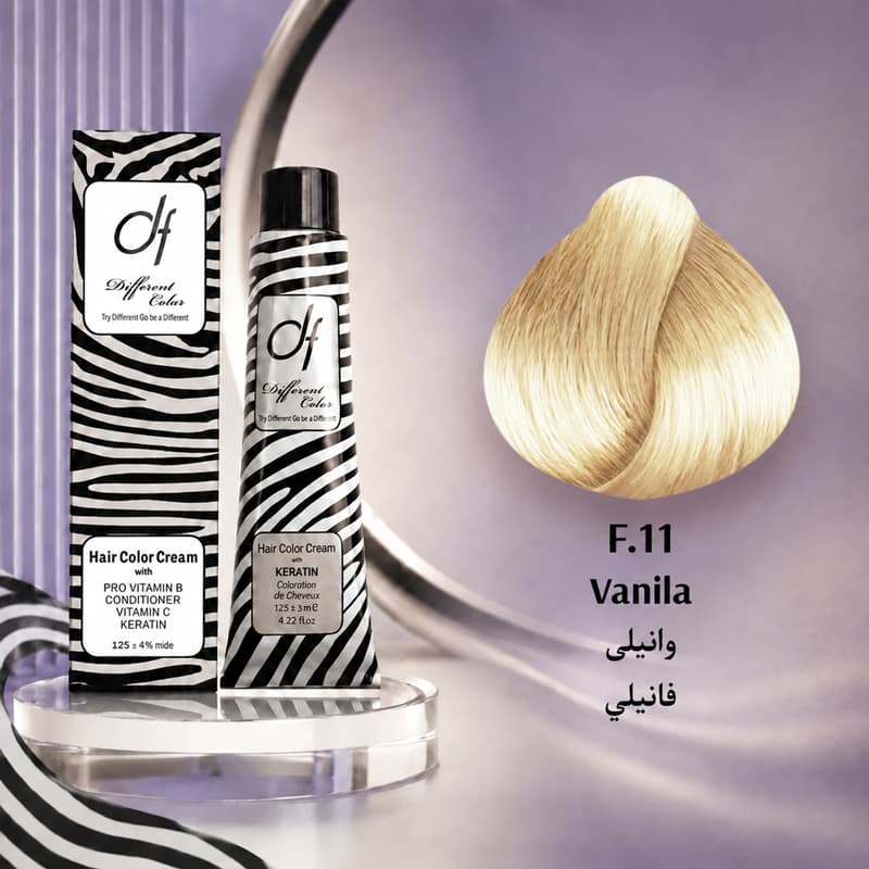 رنگ مو دیفرنت F.11 | وانیلی