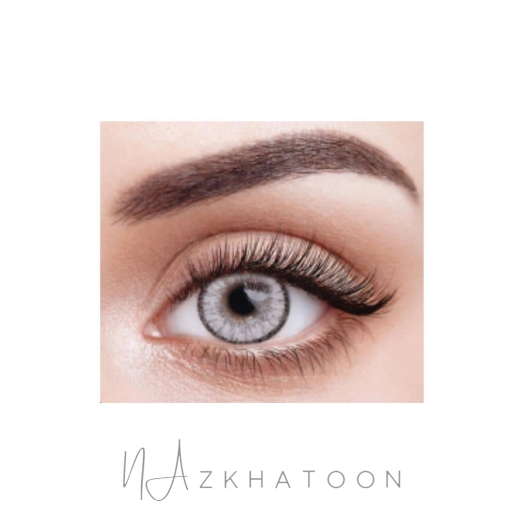 لنز رنگی چشم نیو ویژن گری 2 | New Vision Colored Eye Contact Lens Gray 2