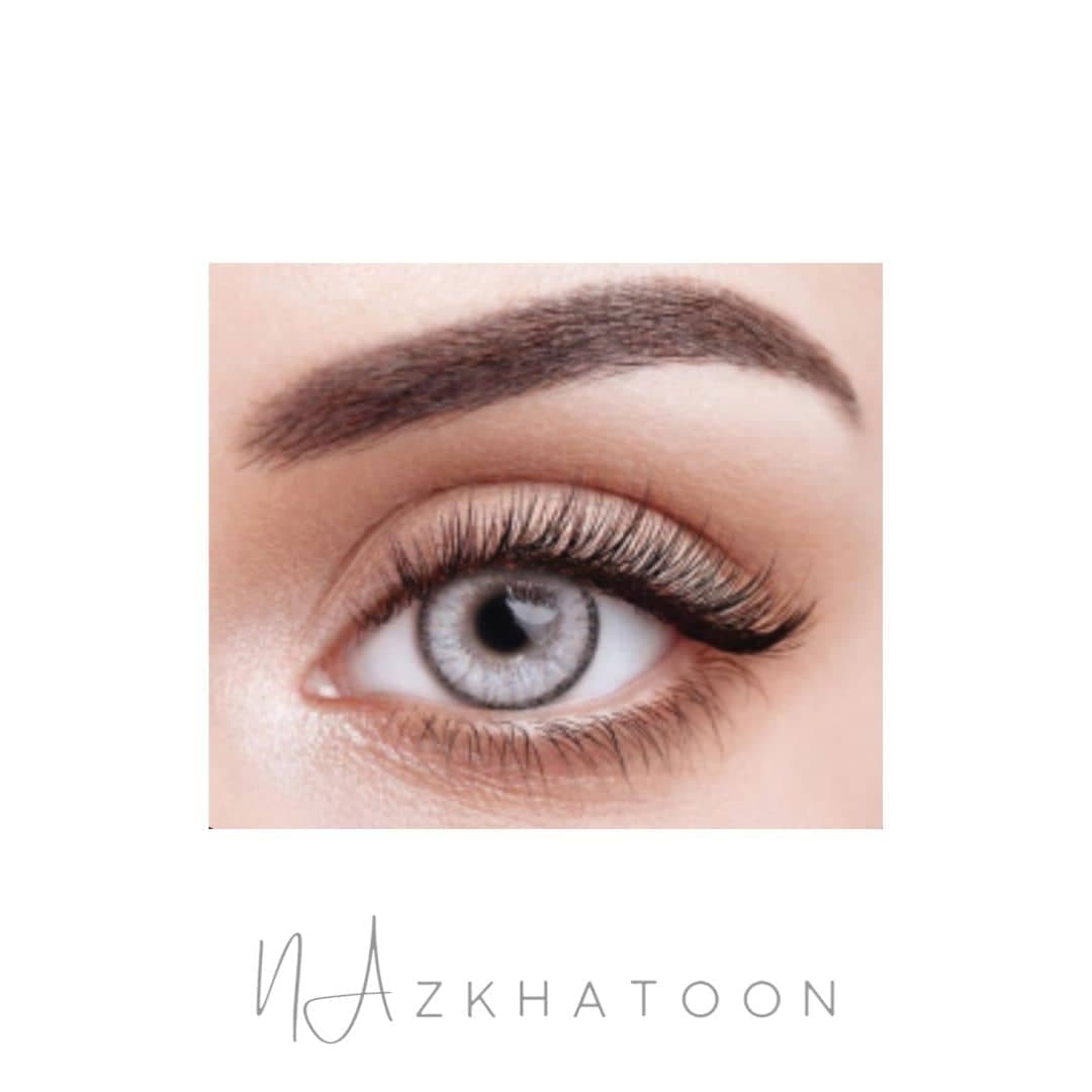 لنز رنگی چشم نیو ویژن پلاتین گری 2 | New Vision Colored Eye Contact Lens Platin Gray 2
