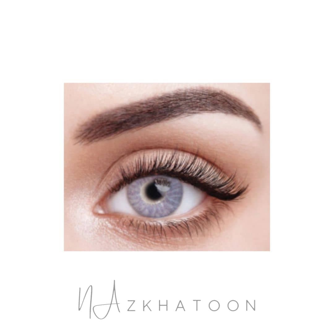لنز رنگی چشم نیو ویژن گری 1 | New Vision Colored Eye Contact Lens Gray 1 — تصویر ۲