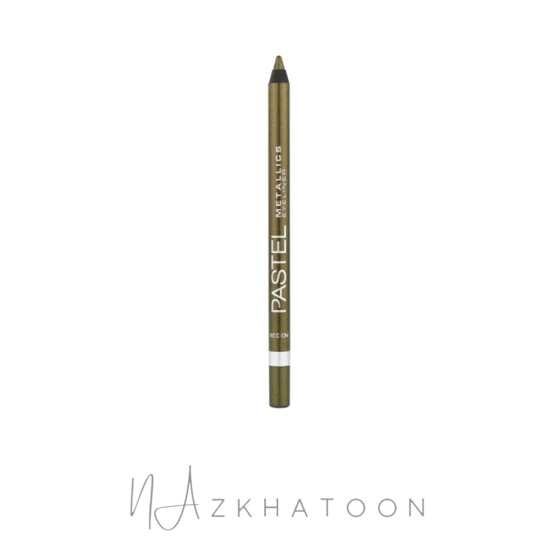 مداد چشم متالیک و ضدآب پاستل شماره 338 طلایی زیتونی | Pastel Metallics Eyeliner No.338