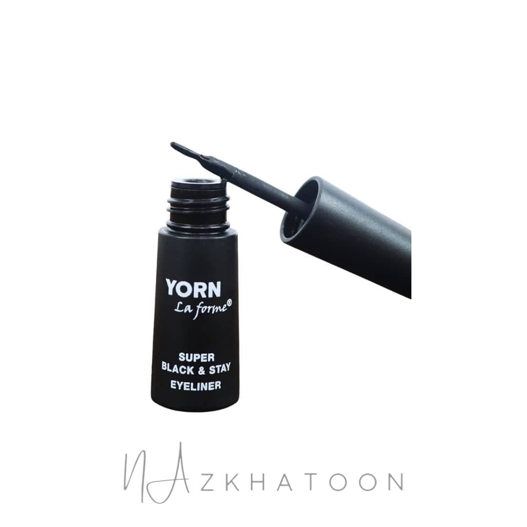 خط چشم یورن مدل مویی | YORN Super Black and Stay Eyeliner — تصویر ۲