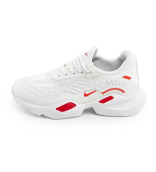 کفش ورزشی Nike مردانه سفید لژدار بندی چرم مصنوعی مدل 40067