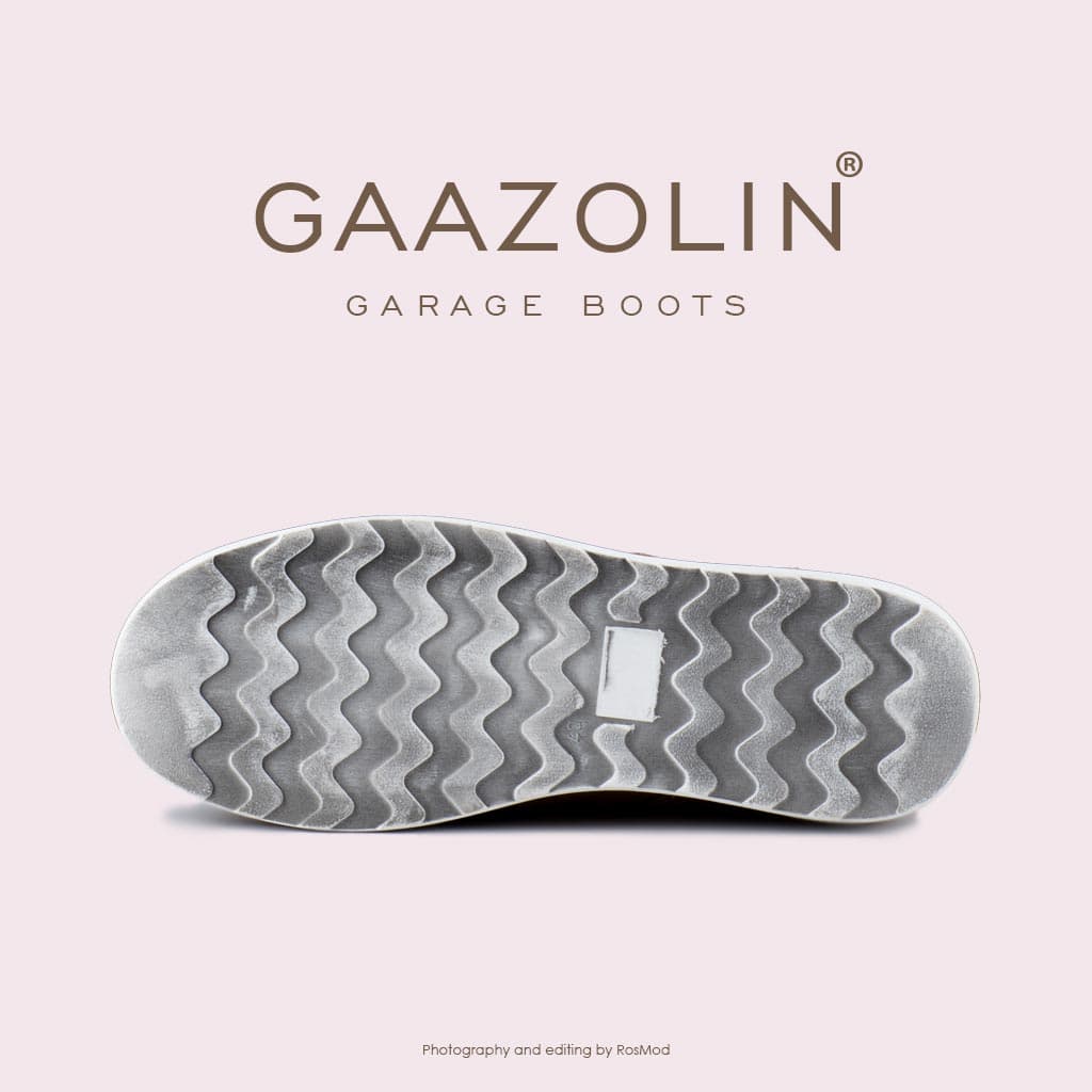 بوت گاراژ گازولین مشکی – GAAZOLIN Garage Boots BLK — تصویر ۵