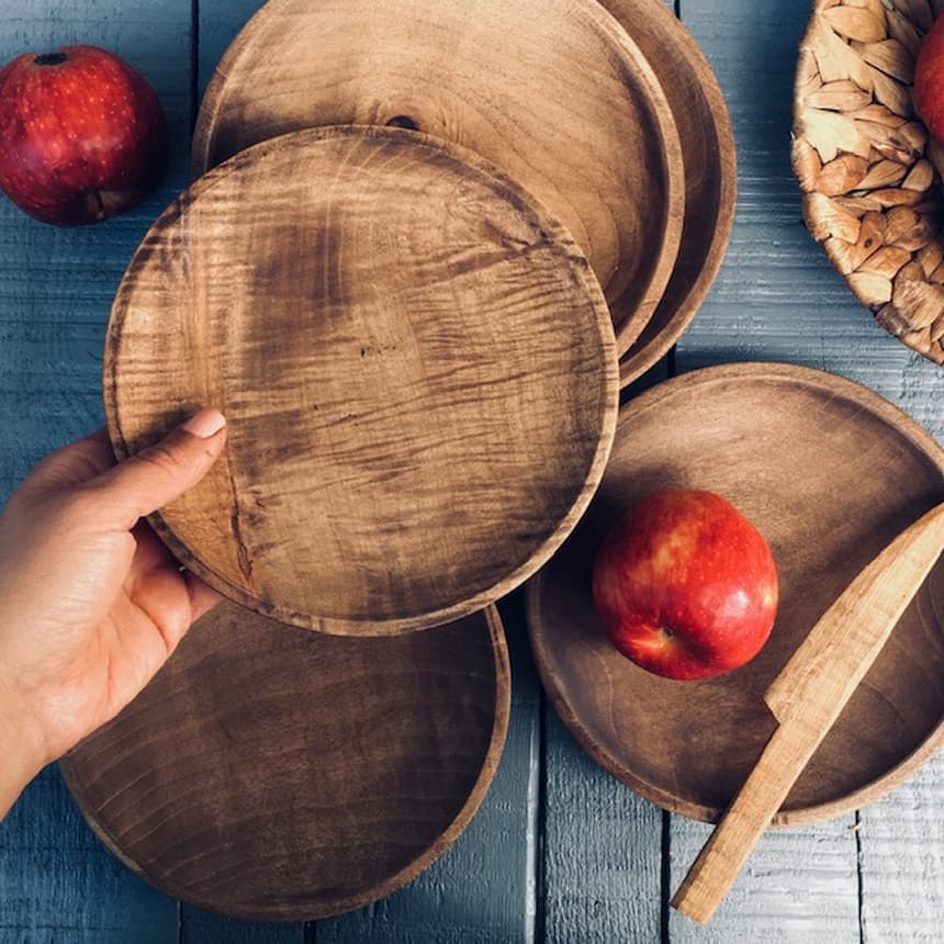 پیش دستی چوبی کد 40082
