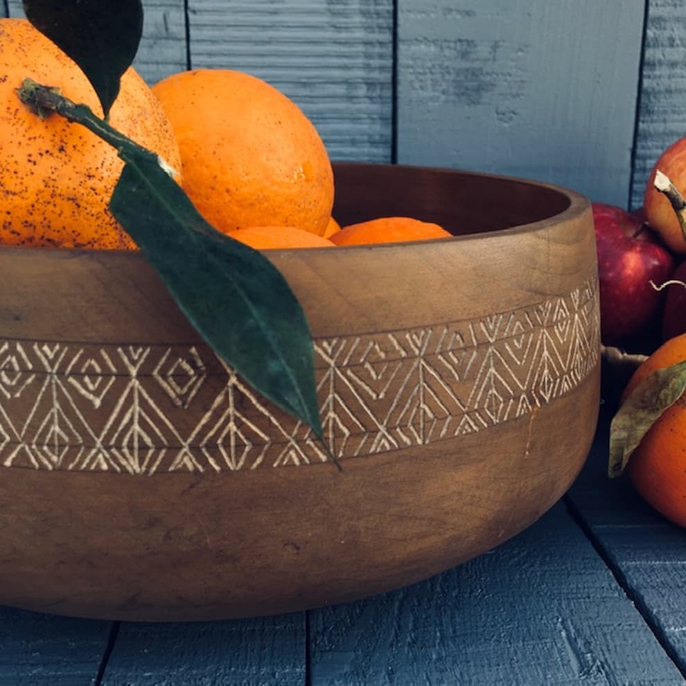 کاسه چوبی کد 04 — تصویر ۲